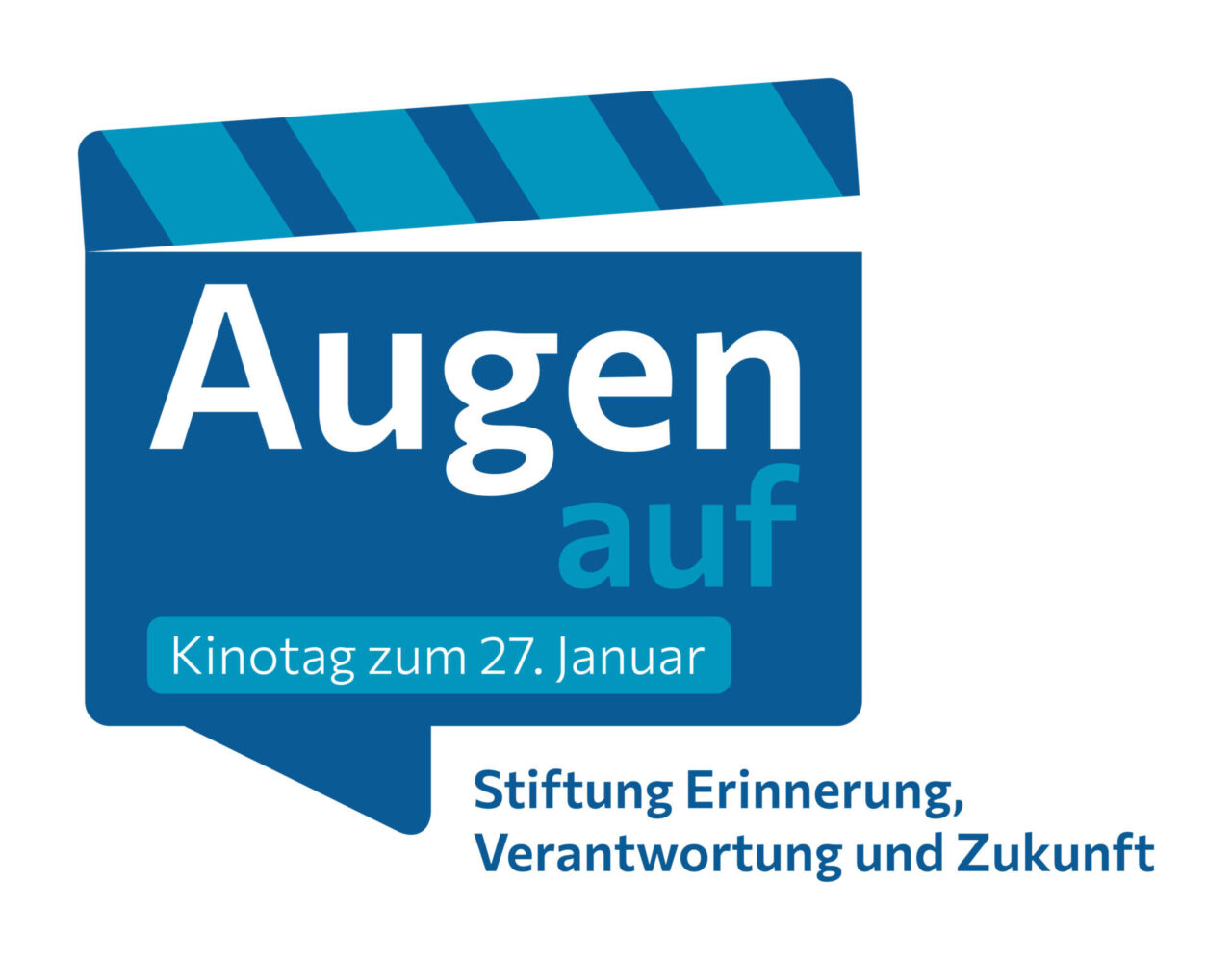 Logo Augen auf Kinotag zum 27. Januar